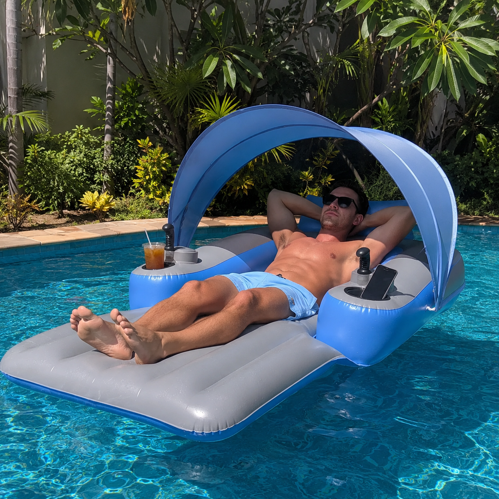 HELIOS Super Glide — Motorized Water Lounger