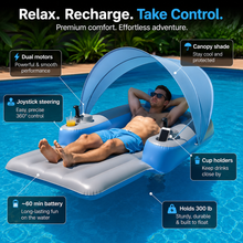 HELIOS Super Glide — Motorized Water Lounger